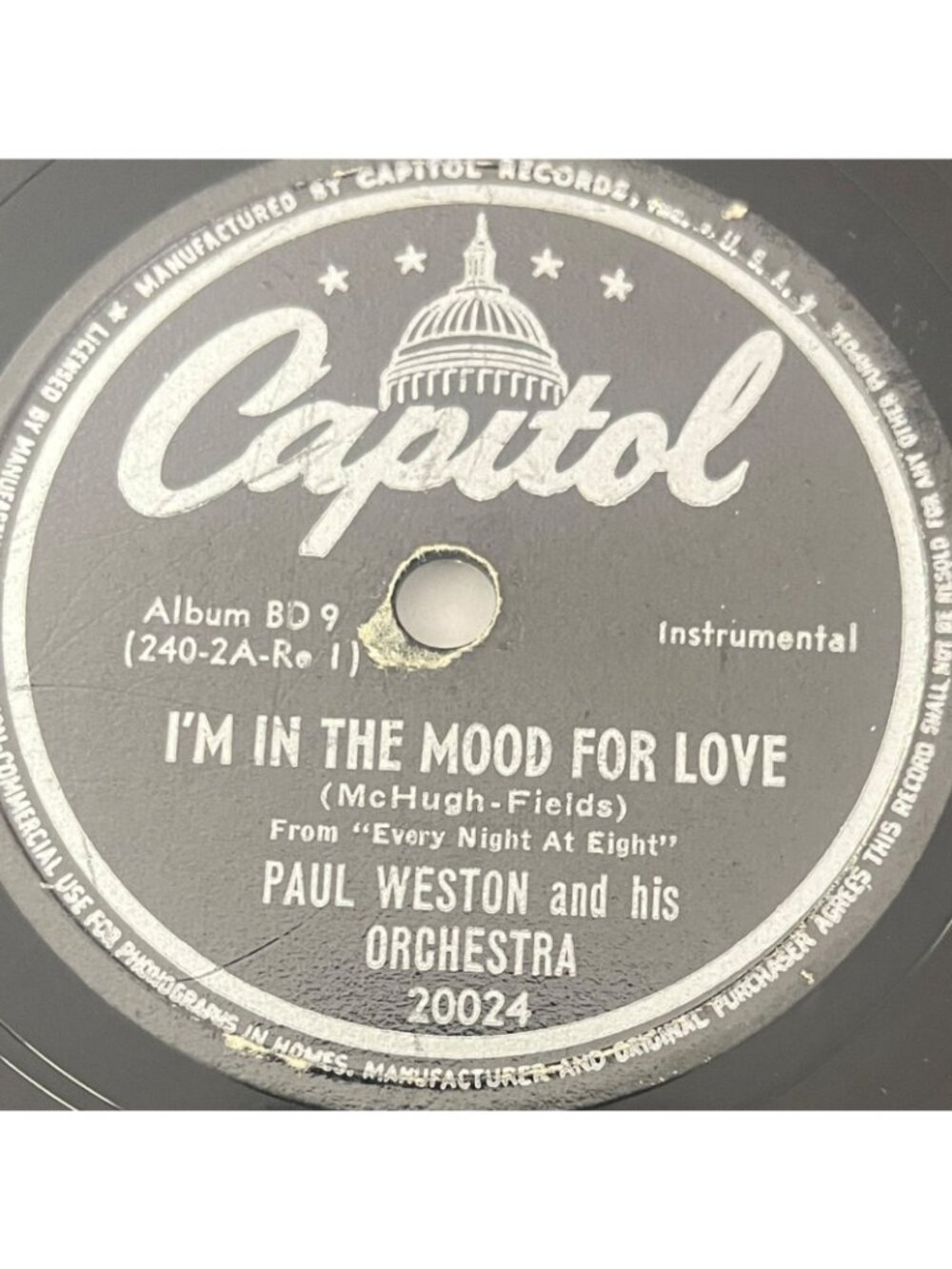 Paul Weston 10" Records - See Description & Pics for Titles - LOT of 4 - Picture 5 of 6